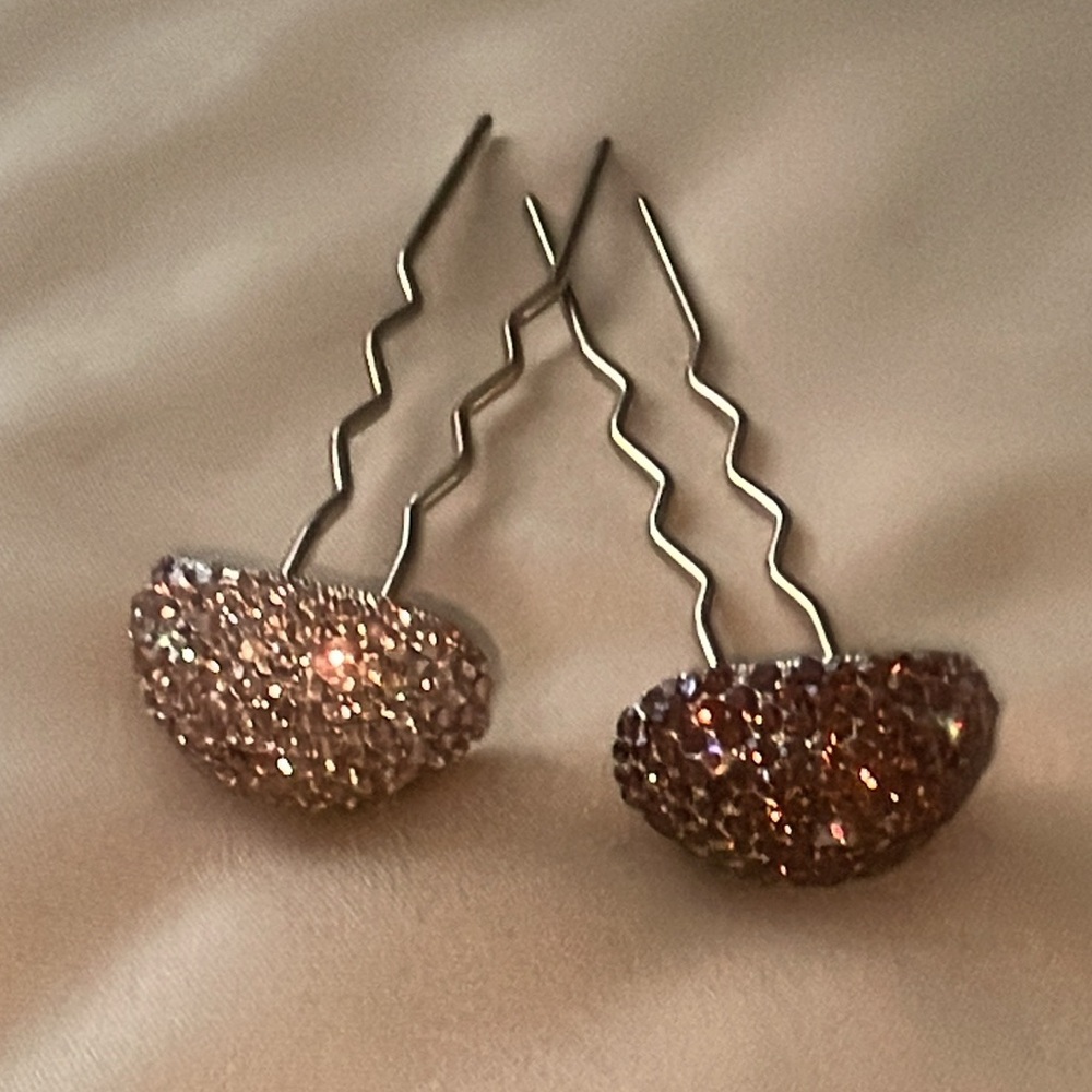 Elegant Crystal Hair Pins
